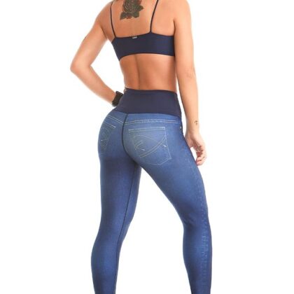 Calça Legging Galaxy Azul Claro – Cajubasil – Move ON Fitness Store